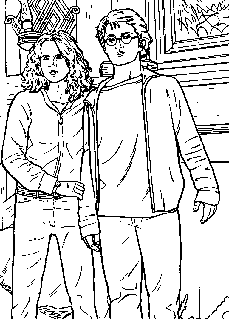 Harry Potter And The Order Of The Phoenix Coloring Pages - Coloring Home
