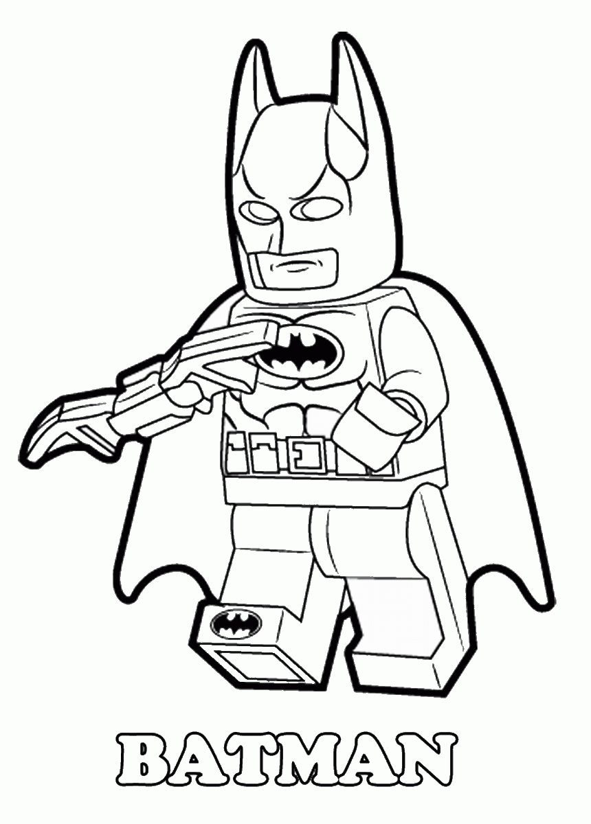 Lego Batman Coloring Pages - Coloring Page Photos