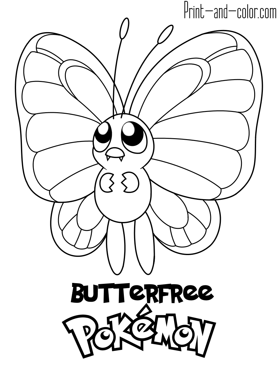 Pokemon Coloring Page Print And Color Coloring Home