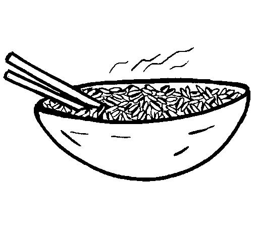 Rice coloring page - Coloringcrew.com