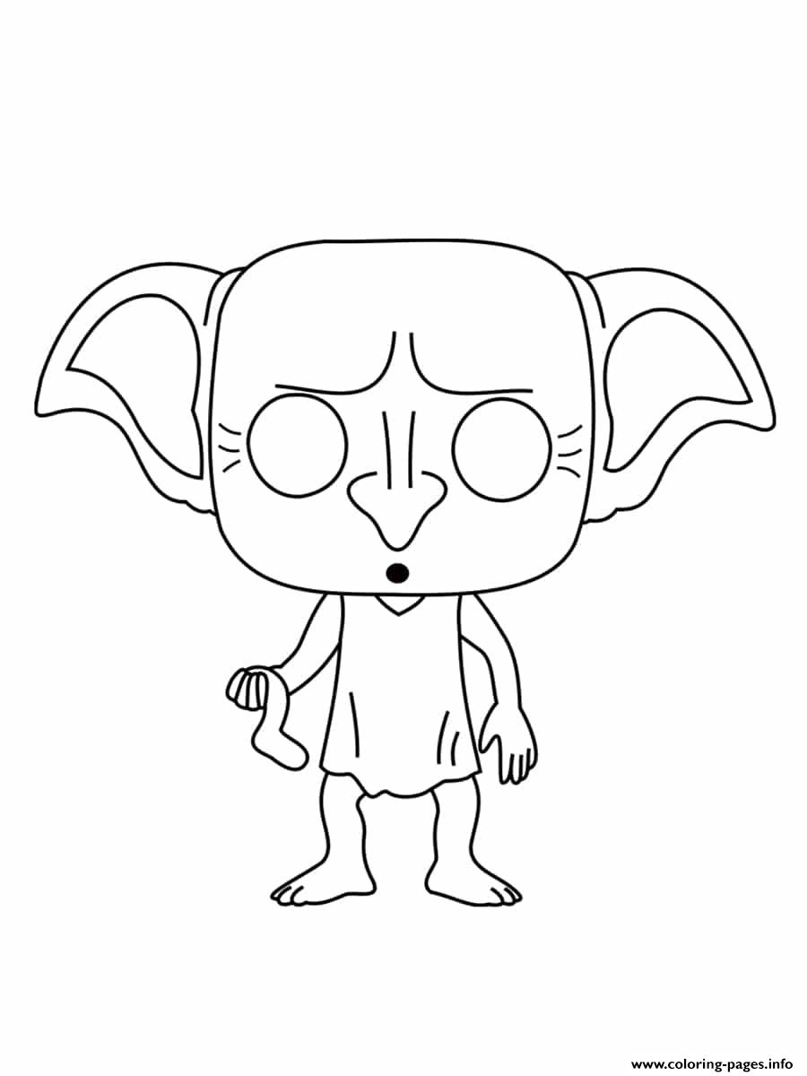 Dobby Is A House Elf In The Harry Potter Coloring Pages Printable