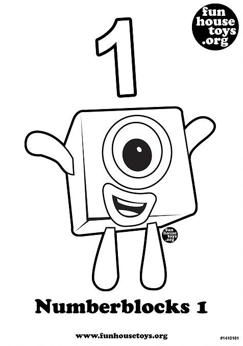 Numberblocks Coloring Pages - Coloring Home