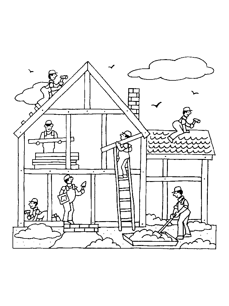 Big Building Coloring Pages - Coloring Pages For All Ages