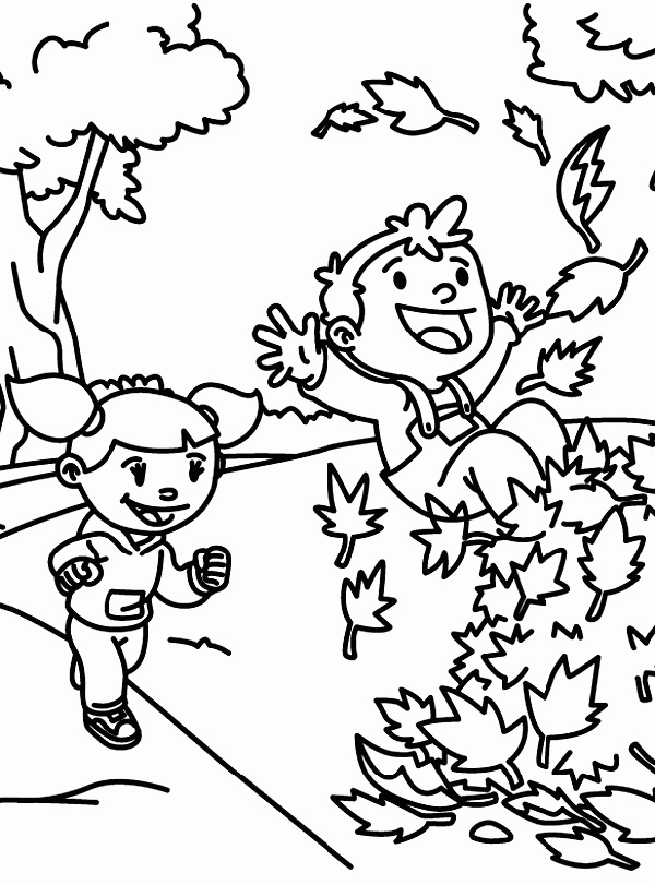 Outside Coloring Pages - Coloring Home