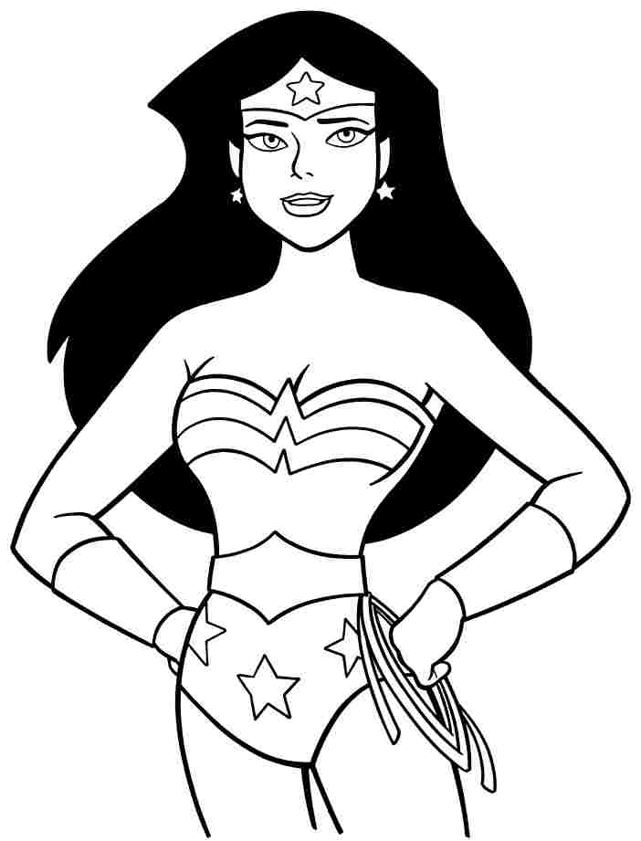 wonder woman printable coloring pages - High Quality Coloring Pages