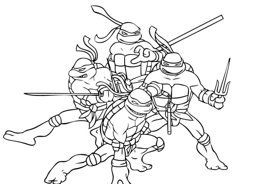 Teenage Mutant Ninja Turtles S - Coloring Pages for Kids and for ...