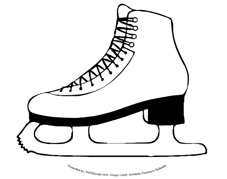 Ice Skating Colouring Book - High Quality Coloring Pages