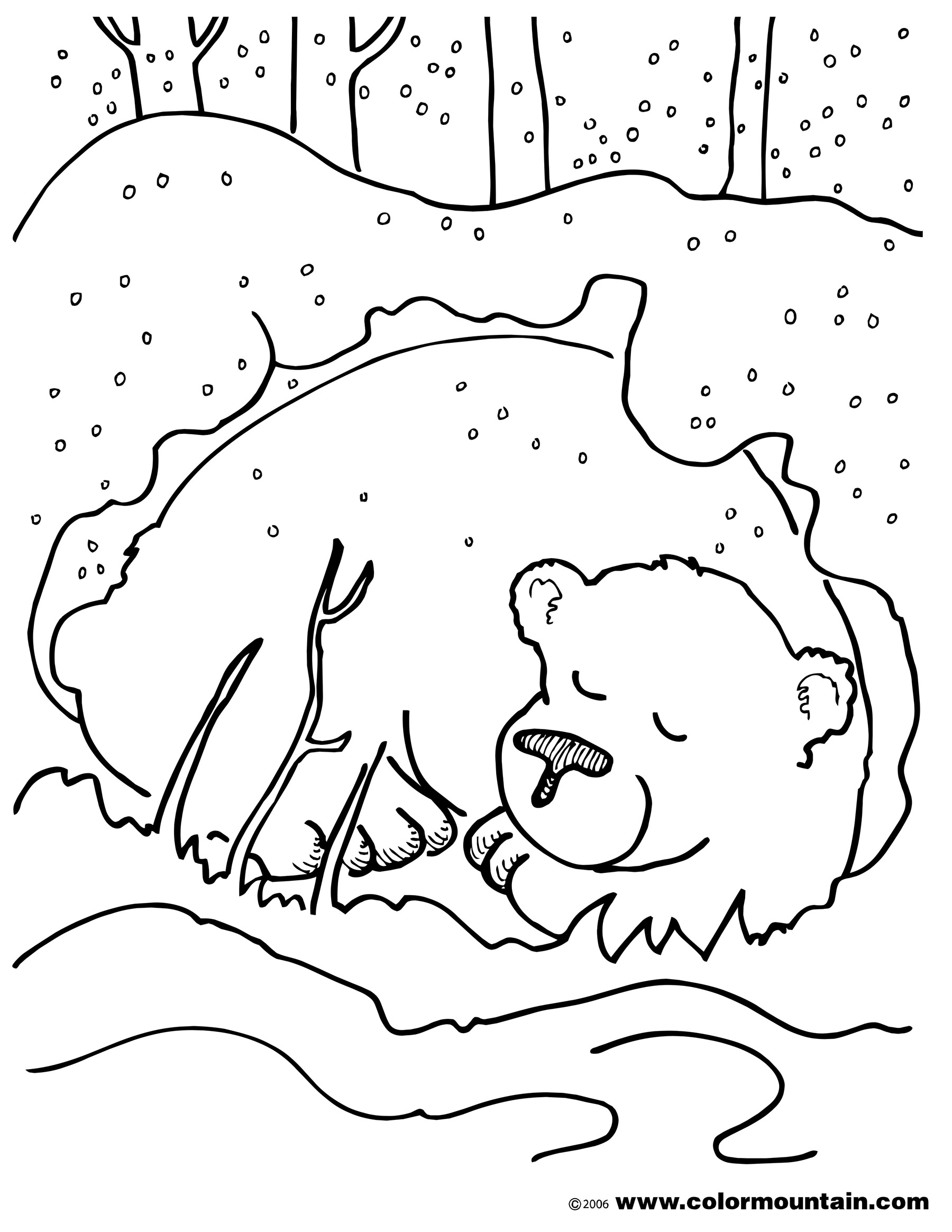 Amazing Brown Bear Coloring Page 15 For Coloring For Kids With ...