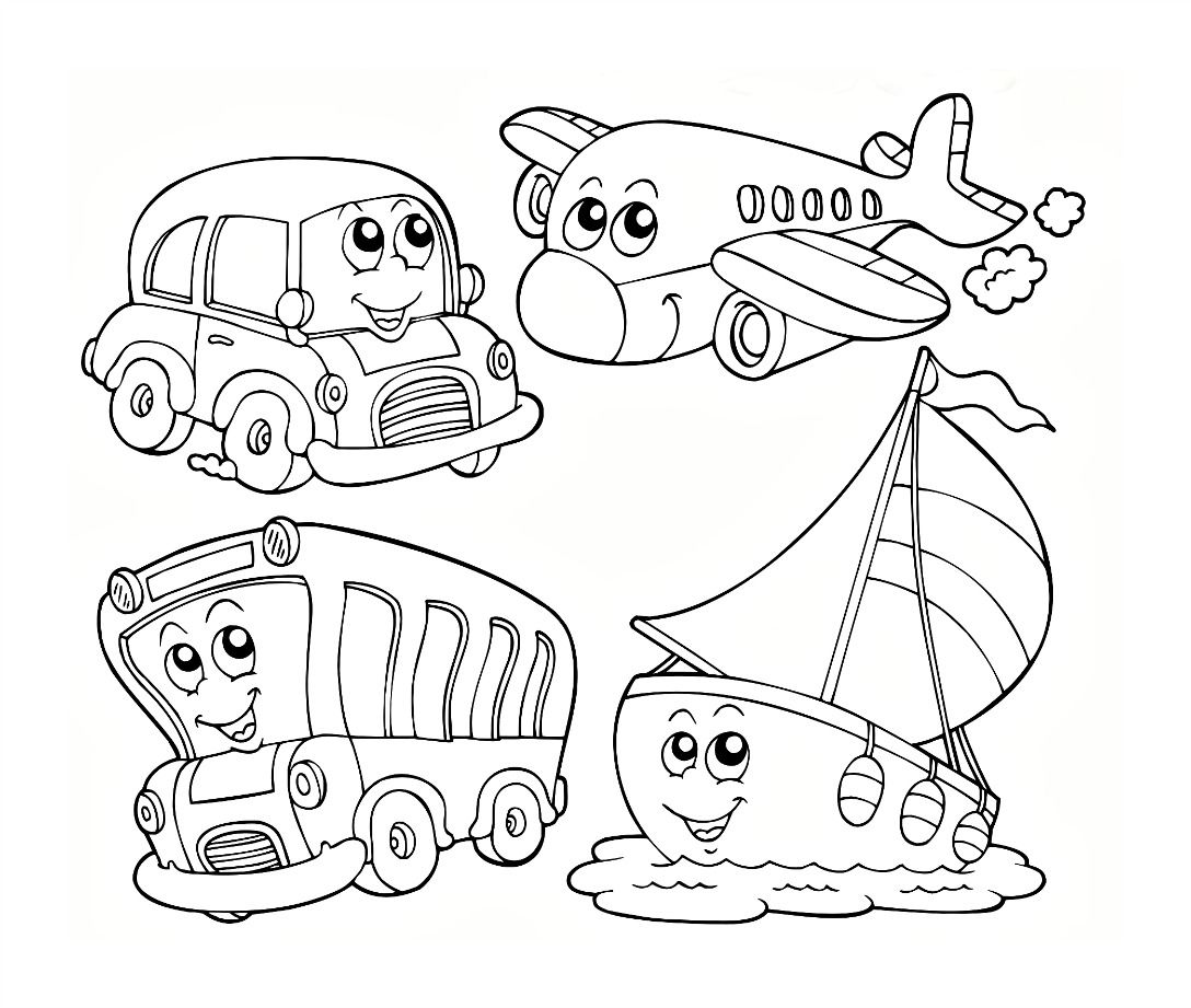 Transport Coloring Pages   Coloring Home
