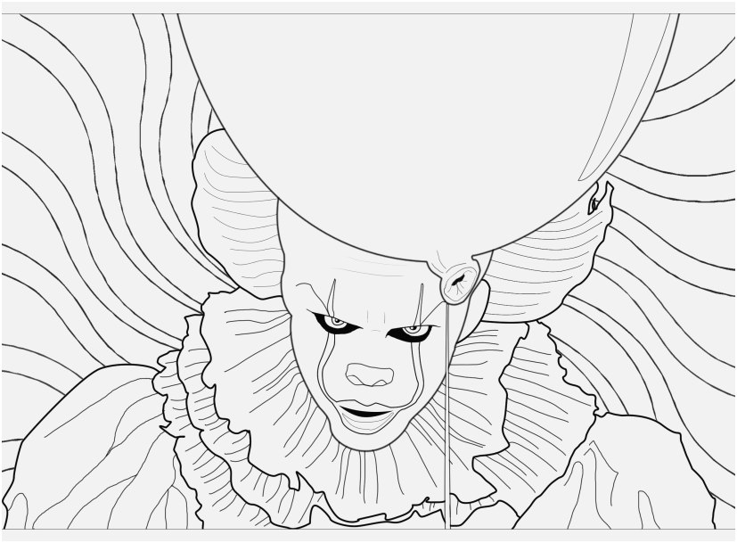 Pennywise the Clown Coloring Pages Images Ca Clown Pennywise ...