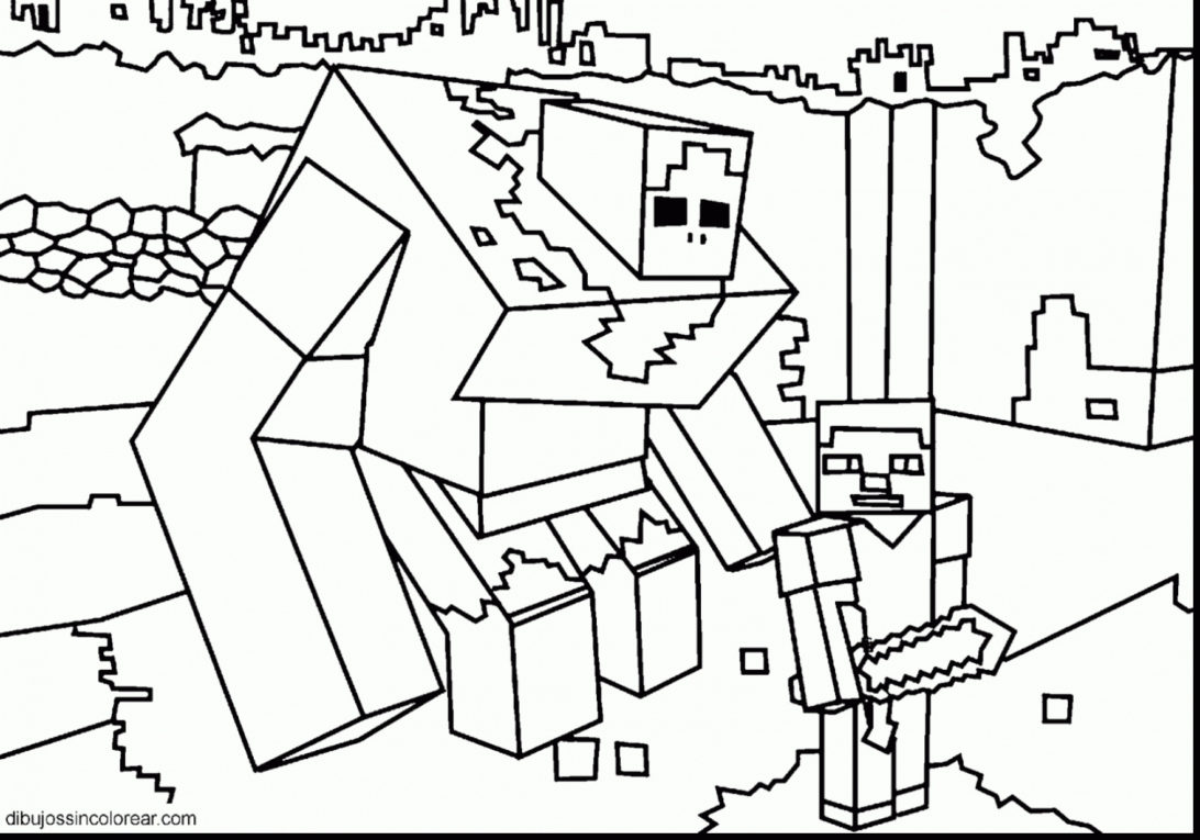 24 Most Blue-ribbon Excelent Free Minecraft Coloring Pages ...