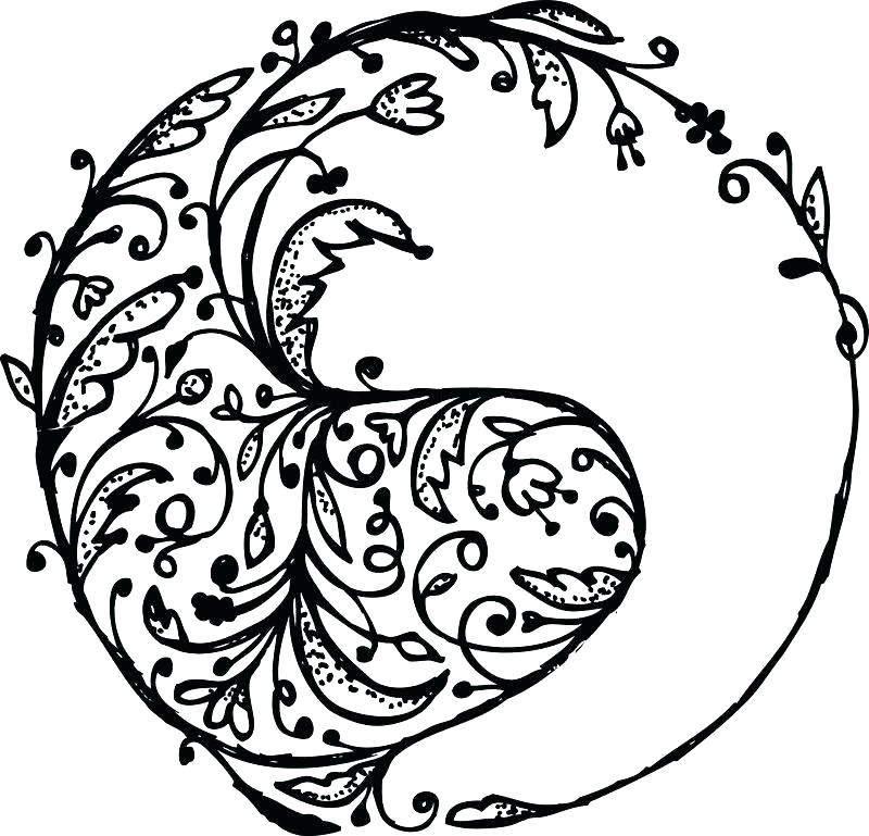 yin yang coloring pages coloring home