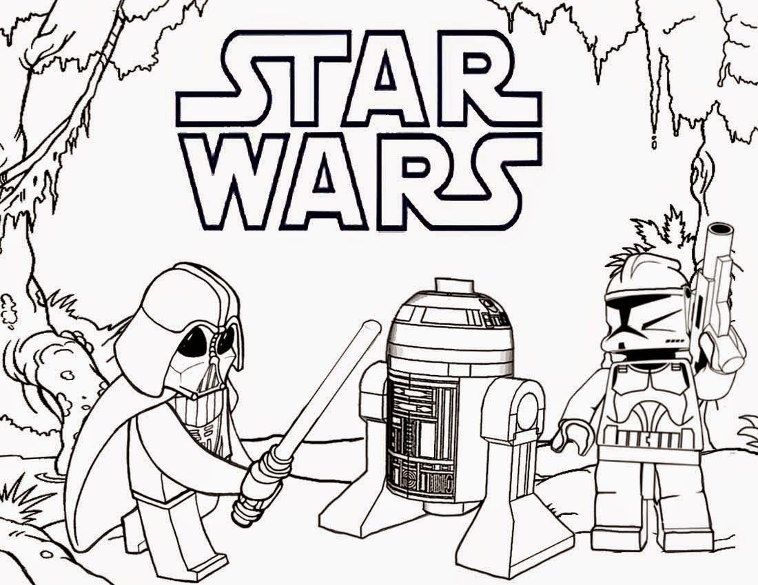 Lego Coloring Pages | Star wars coloring book, Lego coloring pages ...