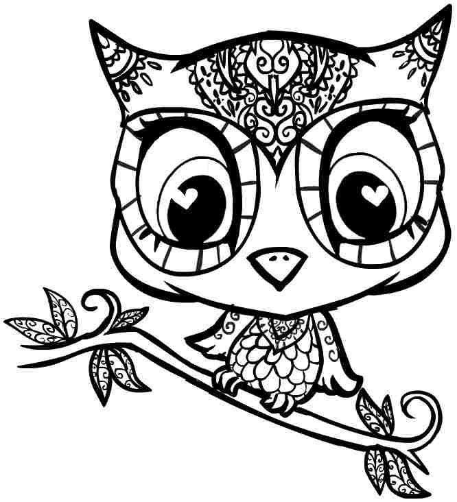 Printable Of Owls | Free Coloring Pages on Masivy World