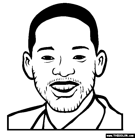 Will Smith Online Coloring Page | Color Will Smith