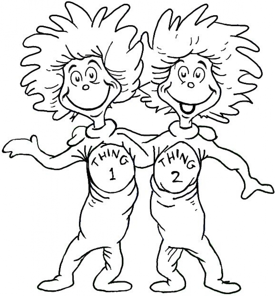 Dr. Seuss Coloring Pages - Free Printable Coloring Pages for Kids