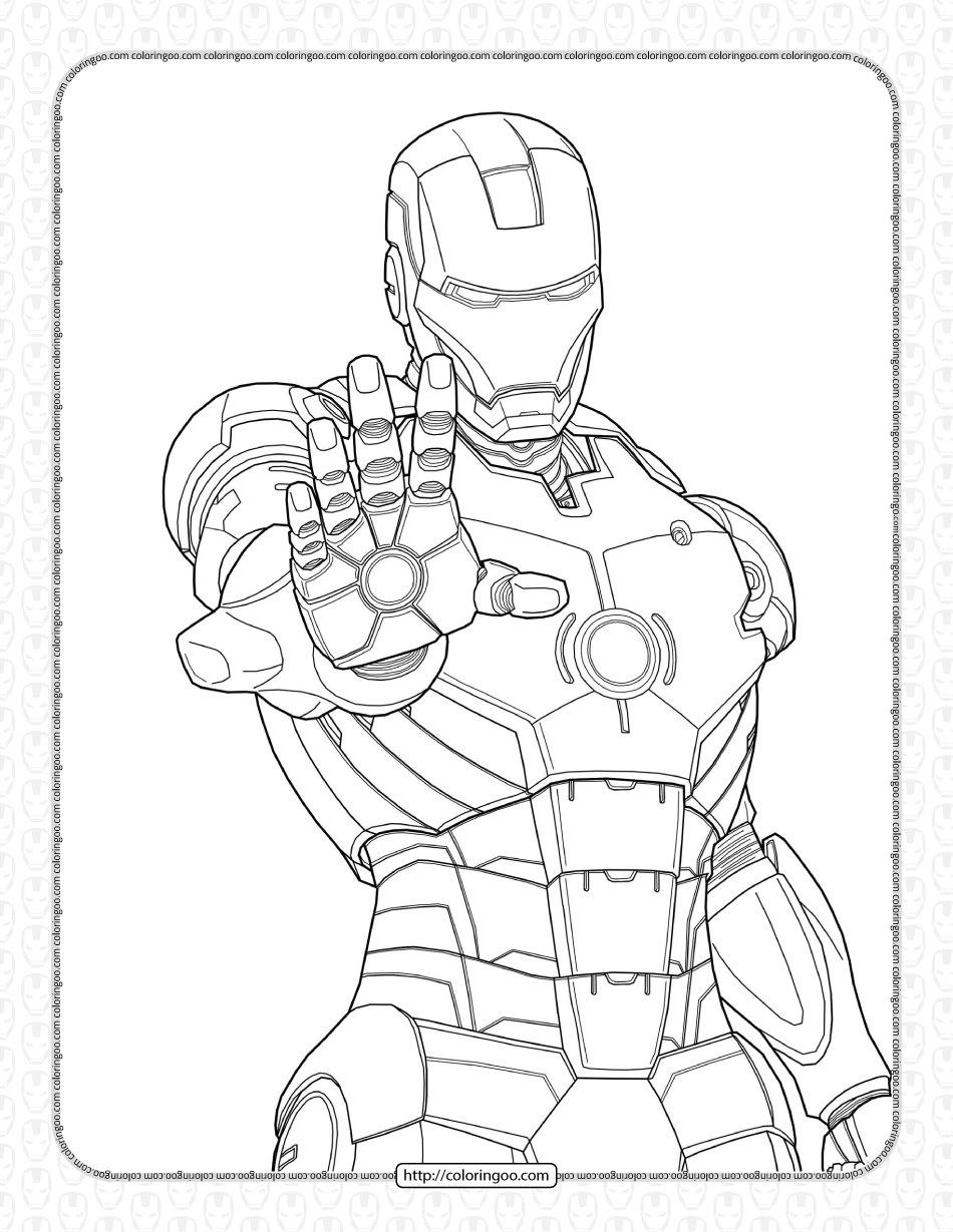 Iron Man Coloring Pages For Kids   Coloring Home