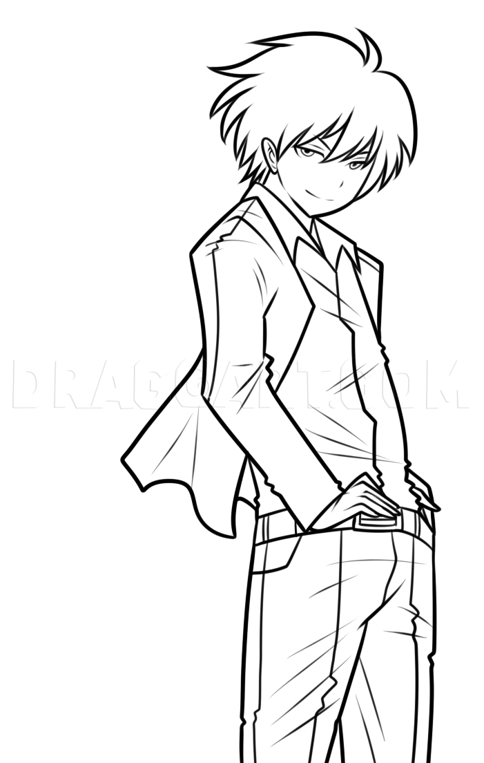 Learn How to Draw Karma Akabane from Assassination Classroom Assassination  Classroom Step by Step  Drawing Tutorials