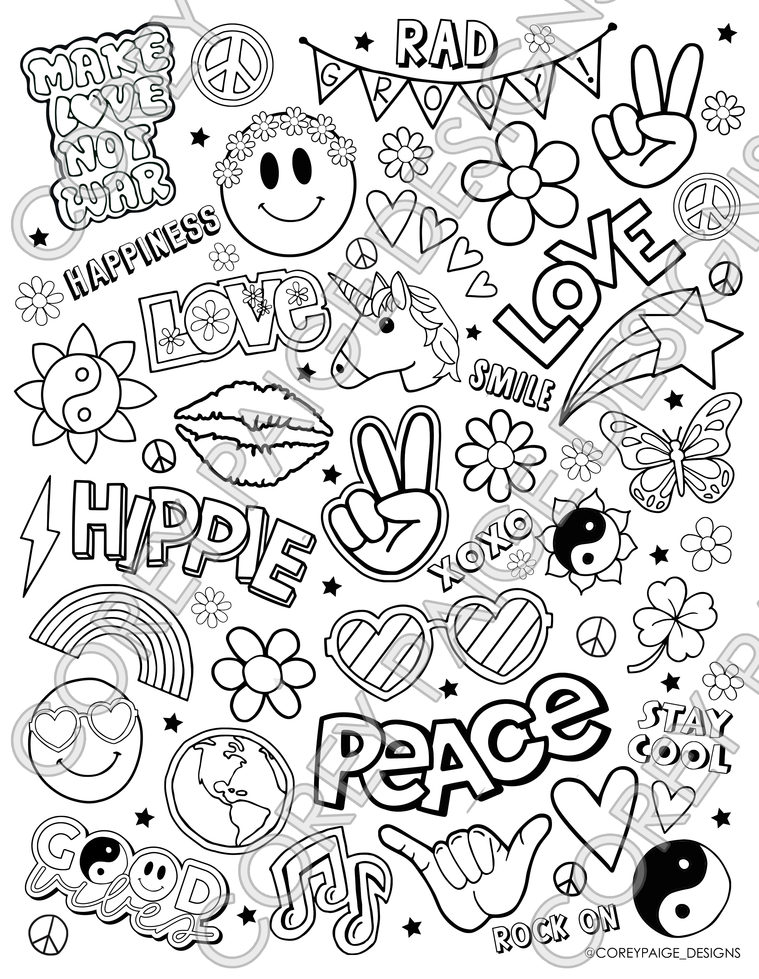 good-vibes-coloring-sheet-pack-coloring-home