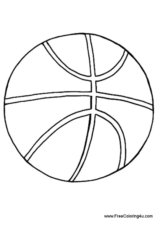Basketball Coloring Pages Printable - Coloring Page