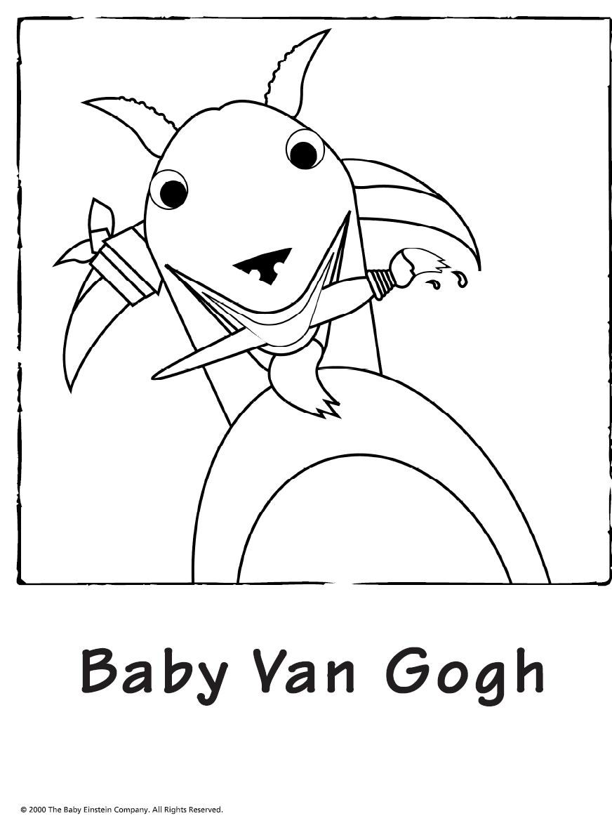 Baby Einstein Van Gogh Coloring Pages - Free Coloring Pages