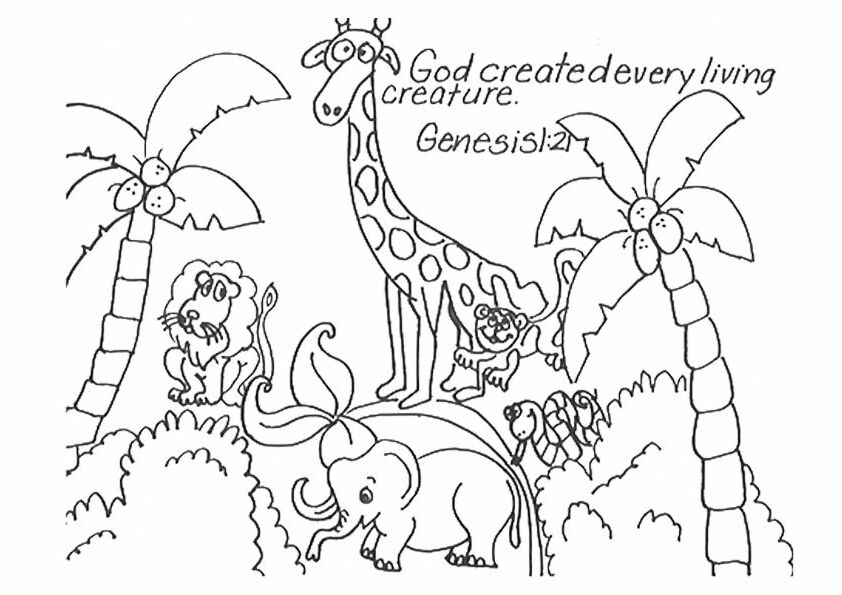 Top 10 Bible Verse Coloring Pages For Your Toddler | Sunday school ...