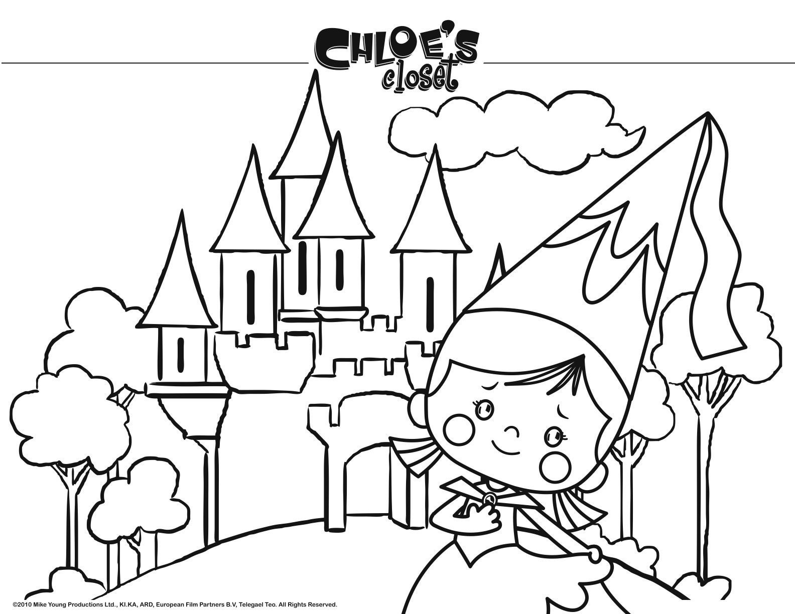 Chloe's Closet castle | Kleurplaten, Chloe, Kleuren