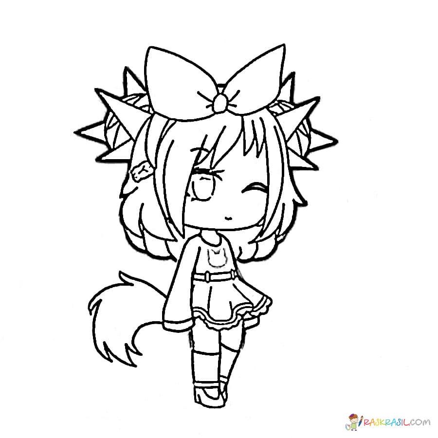 Gacha Life Coloring Pages   Coloring Home