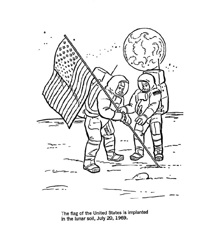 Apollo 11 Coloring Pages at GetDrawings | Free download