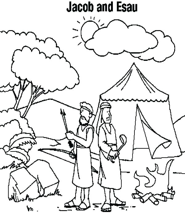 Jacob and Esau Coloring Pages - Best Coloring Pages For Kids