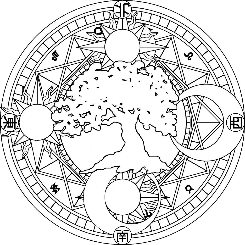 Celestial Sun And Moon Tumblr Sun and moon coloring pages | Moon ...