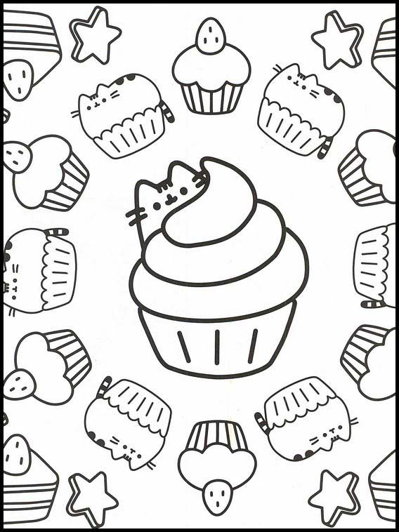 Pusheen 90 Printable coloring pages for kids in 2020 | Pusheen coloring  pages, Cute coloring pages, Coloring pages for kids