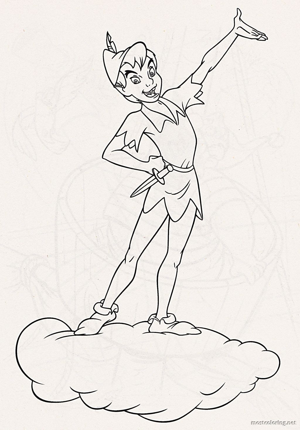 Disney Peter Pan Coloring Pages | Coloring Pages Printable