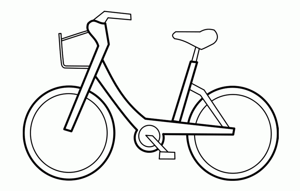 Bicycle coloring pages to download and print for free