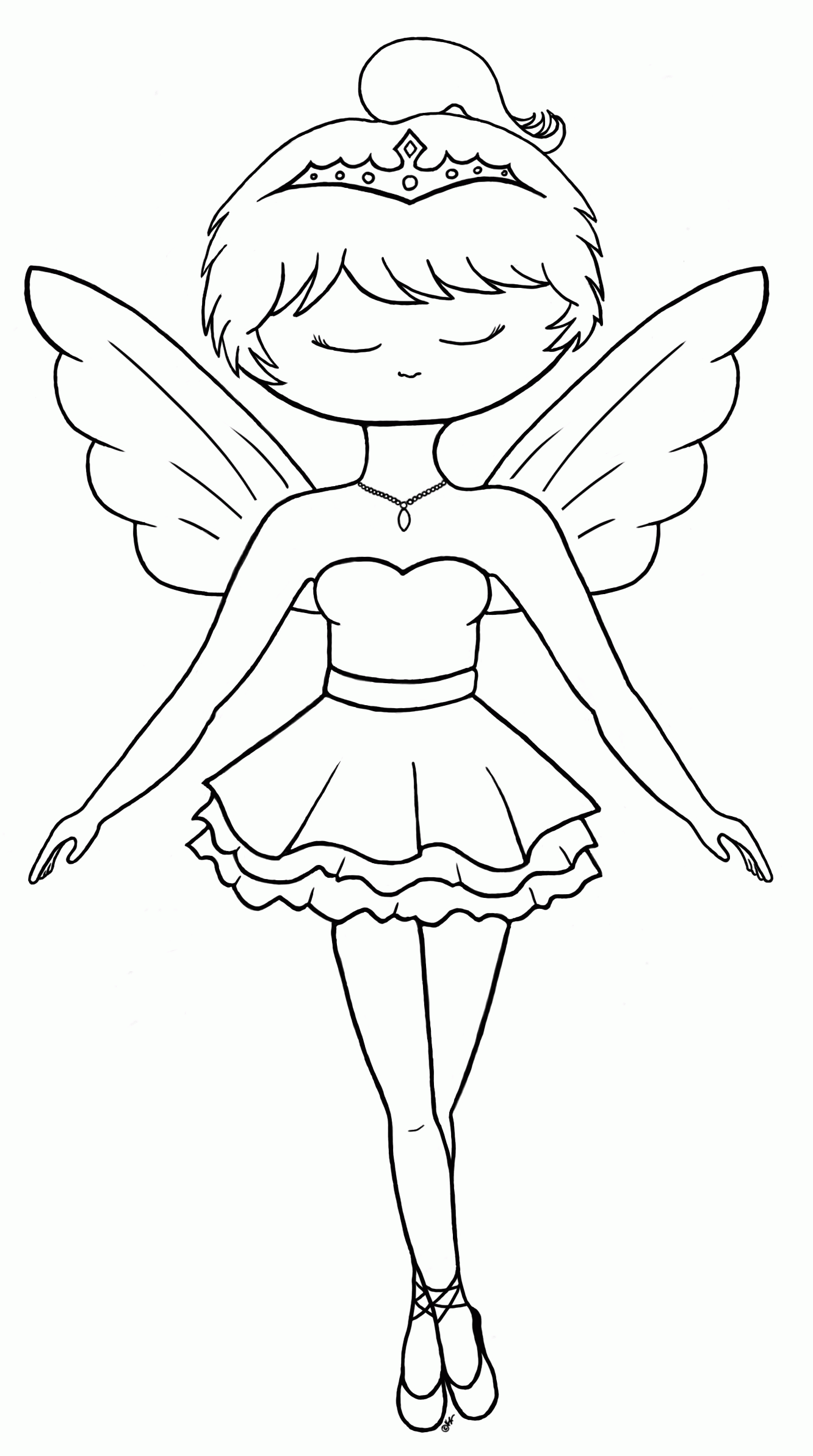 Ballerina Coloring Pages for childrens printable for free