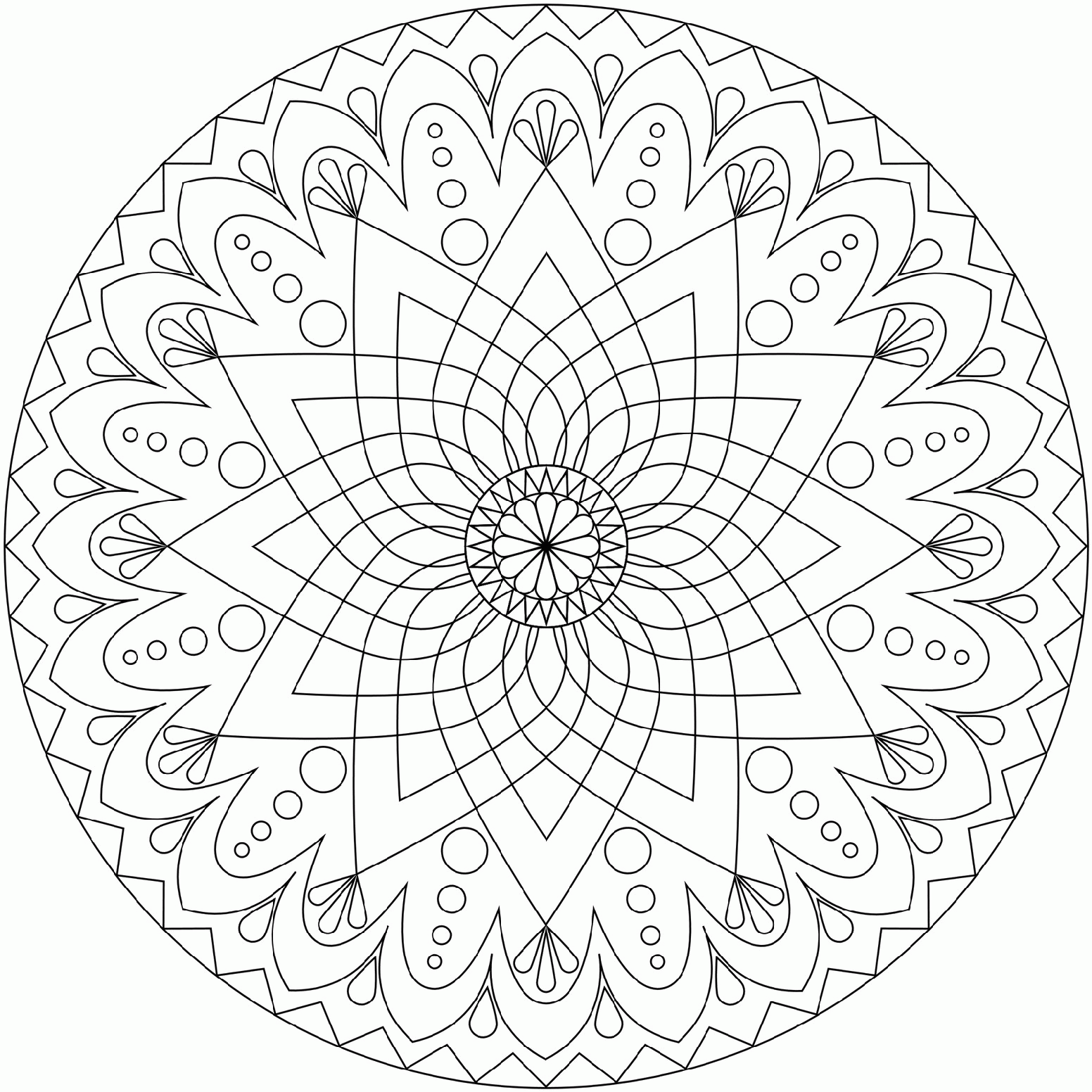 design mandala coloring pages | Best Coloring Page Site
