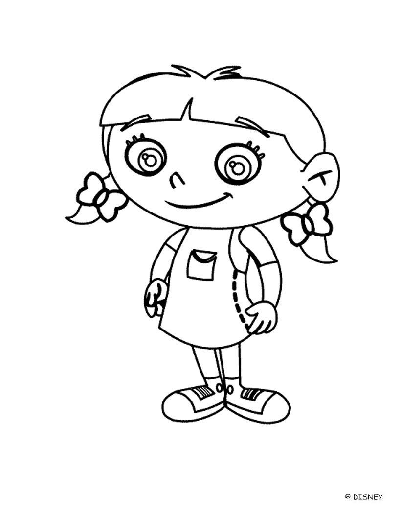 Smiling annie - little einsteins coloring pages - Hellokids.com