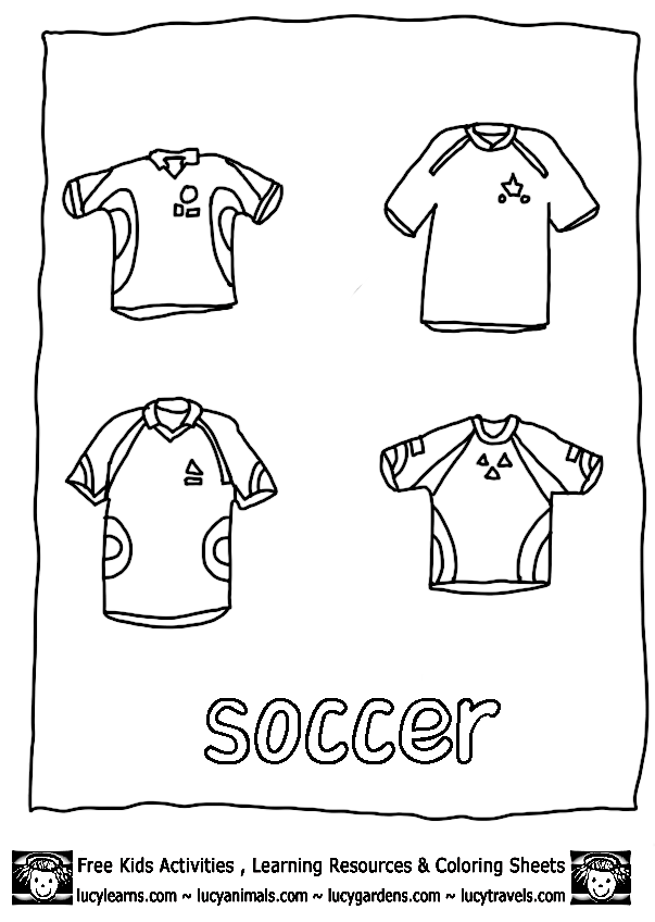 printable soccer jersey template – ONE PEN ONE PAGE