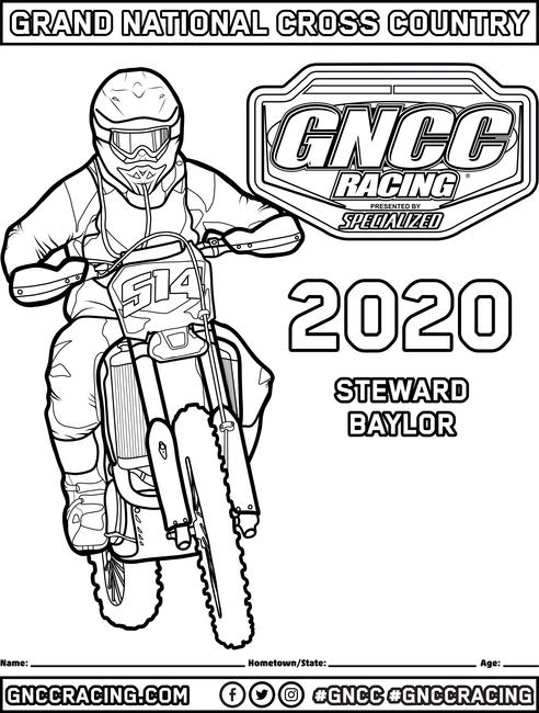 GNCC Coloring Pages - GNCC Racing