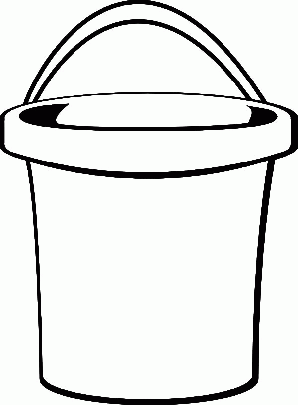 Fill A Bucket Coloring Page - Coloring Home