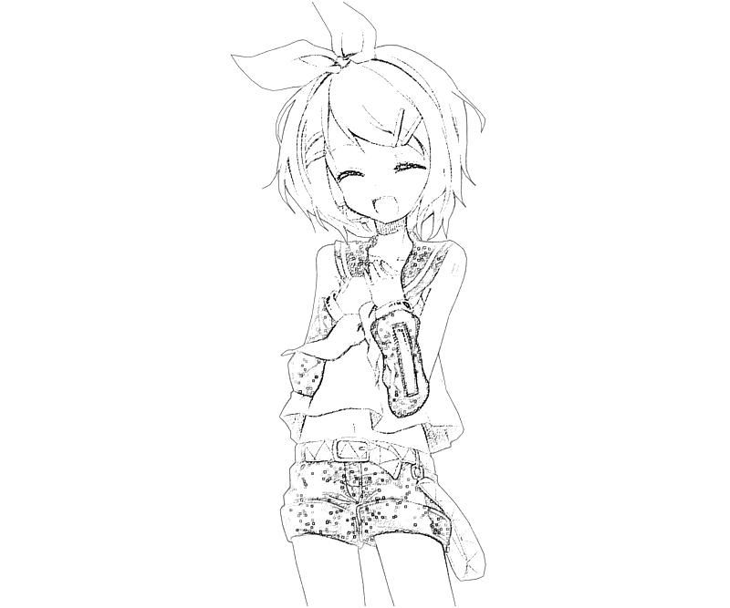 6 Pics of Vocaloid Rin Coloring Pages - Vocaloid Coloring Pages ...
