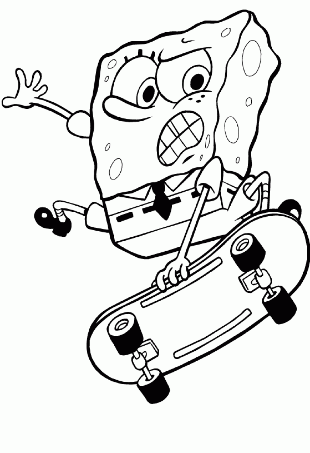 Bob Squarepants Coloring Pages To Print - Coloring Pages For All Ages