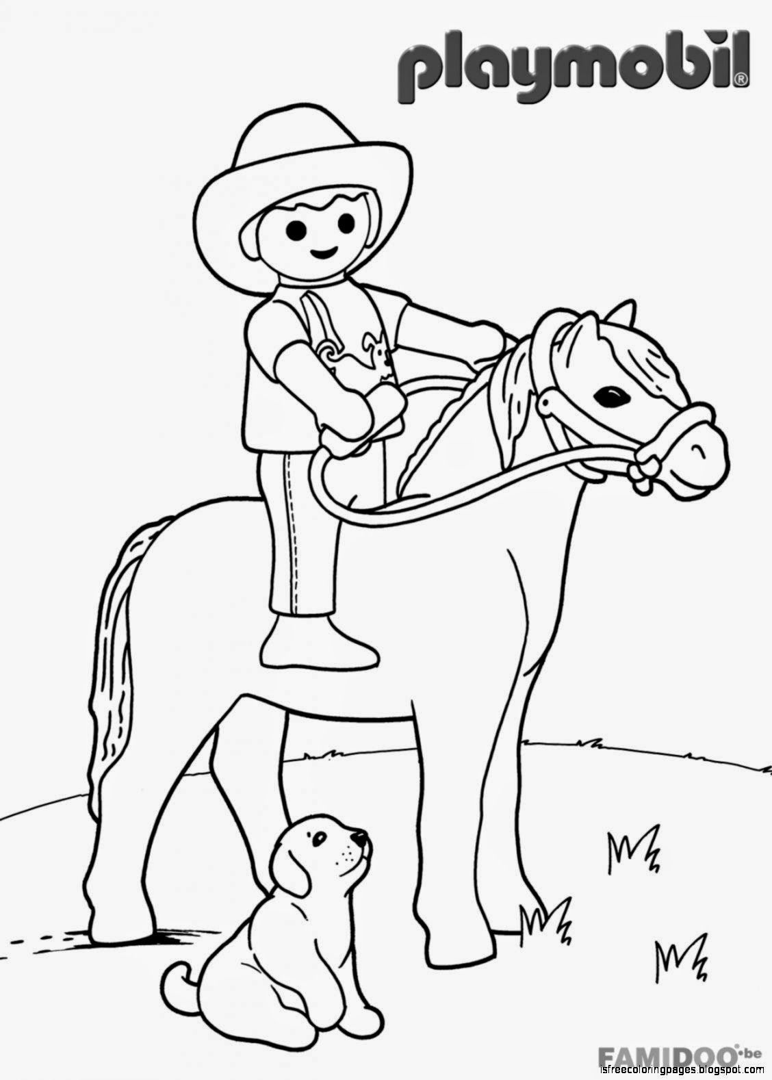 Playmobil Coloring Pages | Free Coloring Pages
