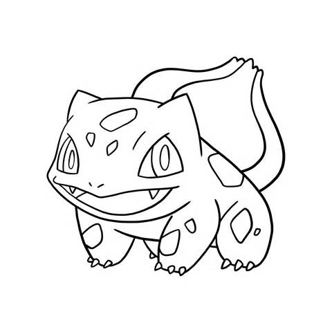 Bulbasaur Charmander Squirtle Coloring Page Coloring Pages