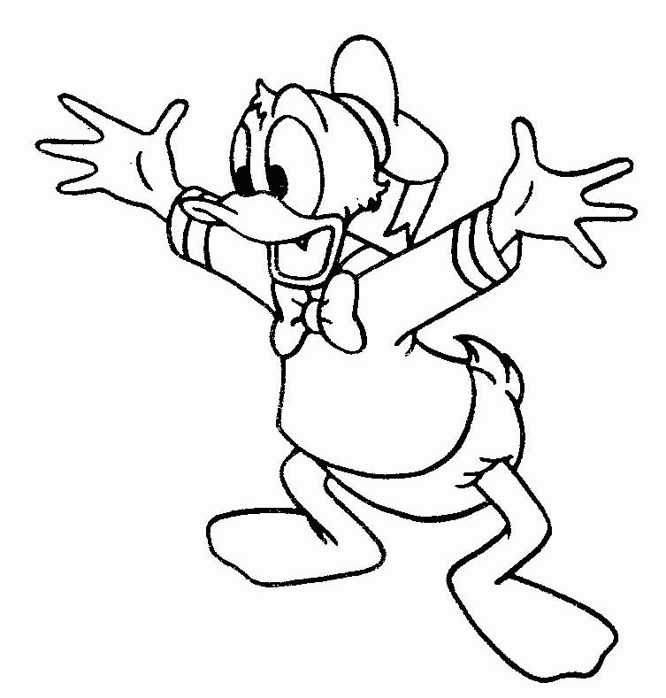Scream Donald Duck Coloring Pages | Coloring.Cosplaypic.com