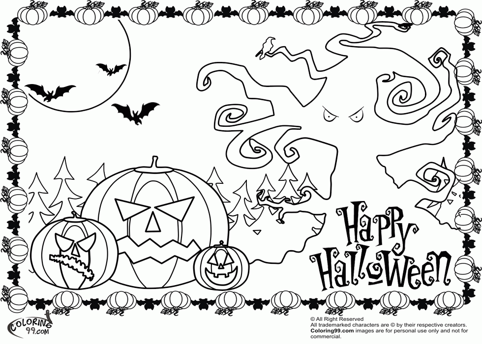 Scary Halloween Coloring Pages (14 Pictures) - Colorine.net | 24444