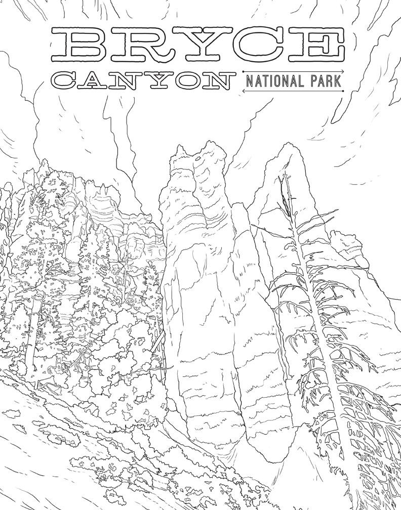 The National Parks Poster Coloring Book | VMFA Shop