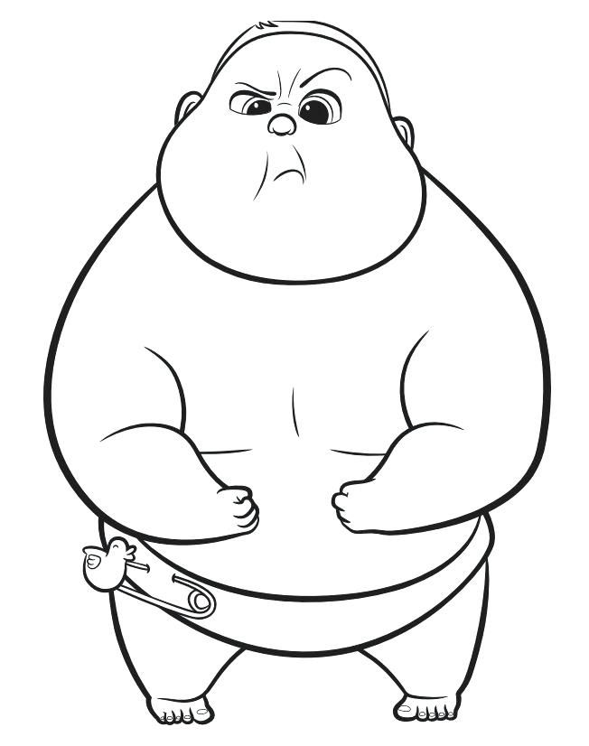 Boss Baby Coloring Pages | Movies and TV Show Coloring Pages ...