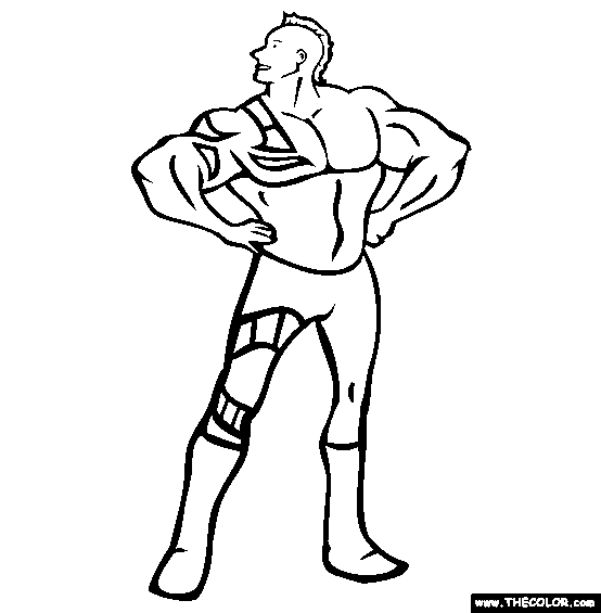 Printable Muscle Coloring Pages