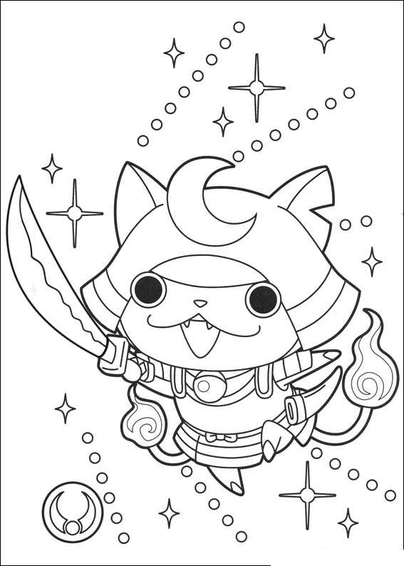 Download Yo-Kai Watch Coloring Pages - Coloring Home